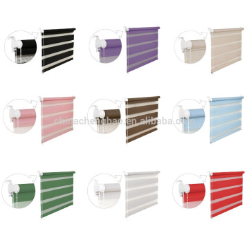 New fashion double layer bead chain zebra curtains rainbow color